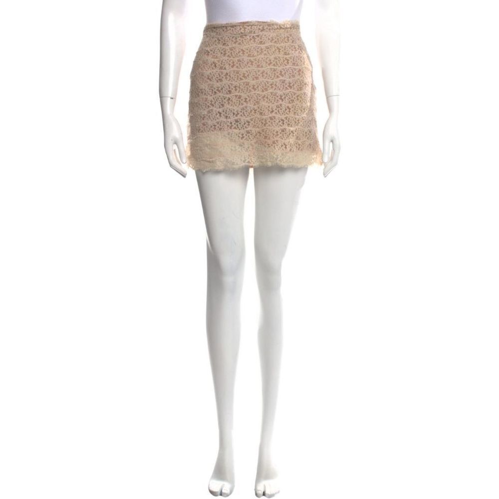 Haute Hippie Lace Mini Skirt